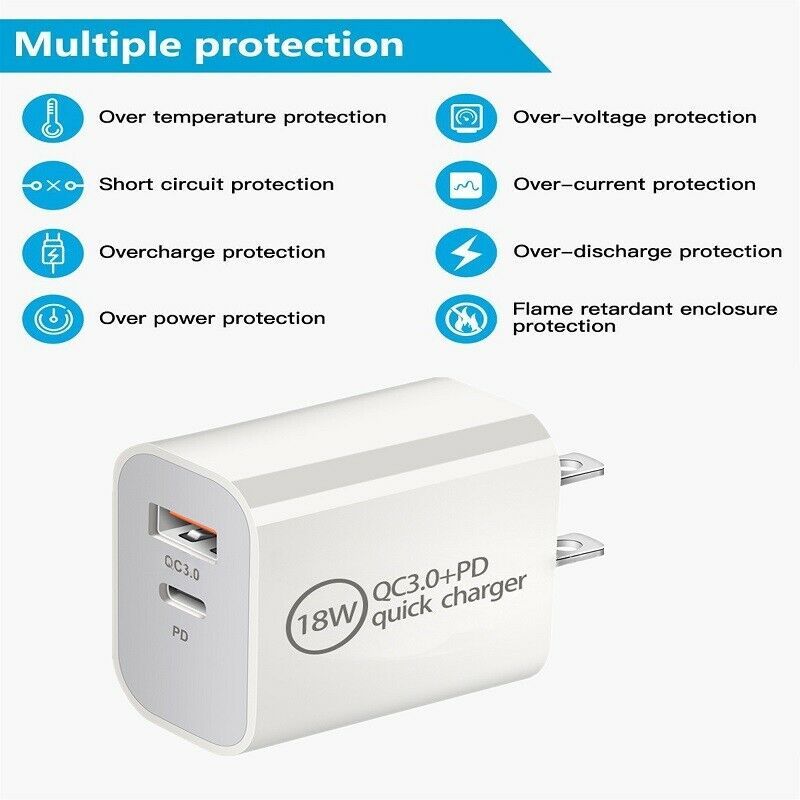 18W Dual Port USB Charger