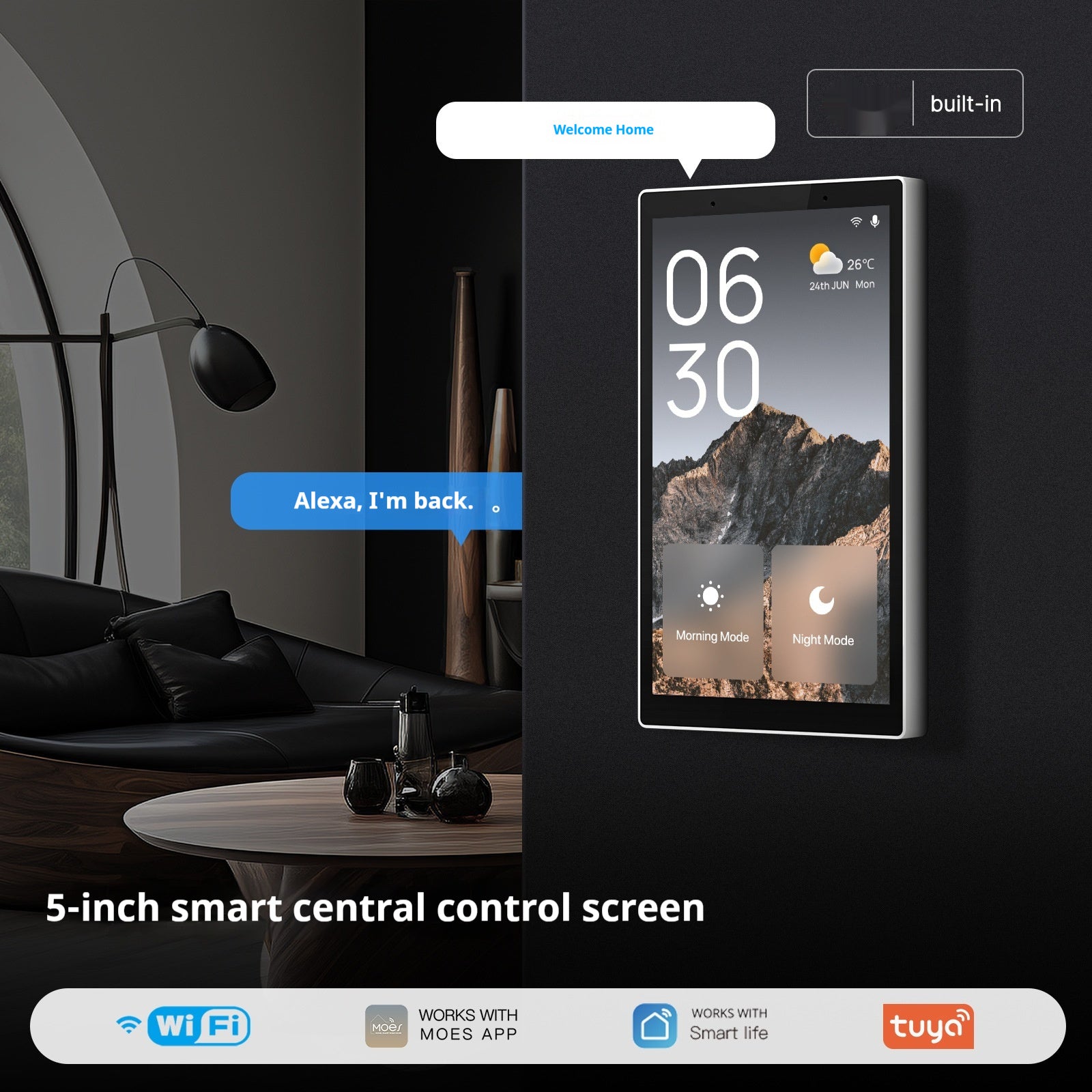 WiFi Central Control Screen